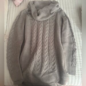 Calvin Klein Women’s Loose Turtleneck Sweater